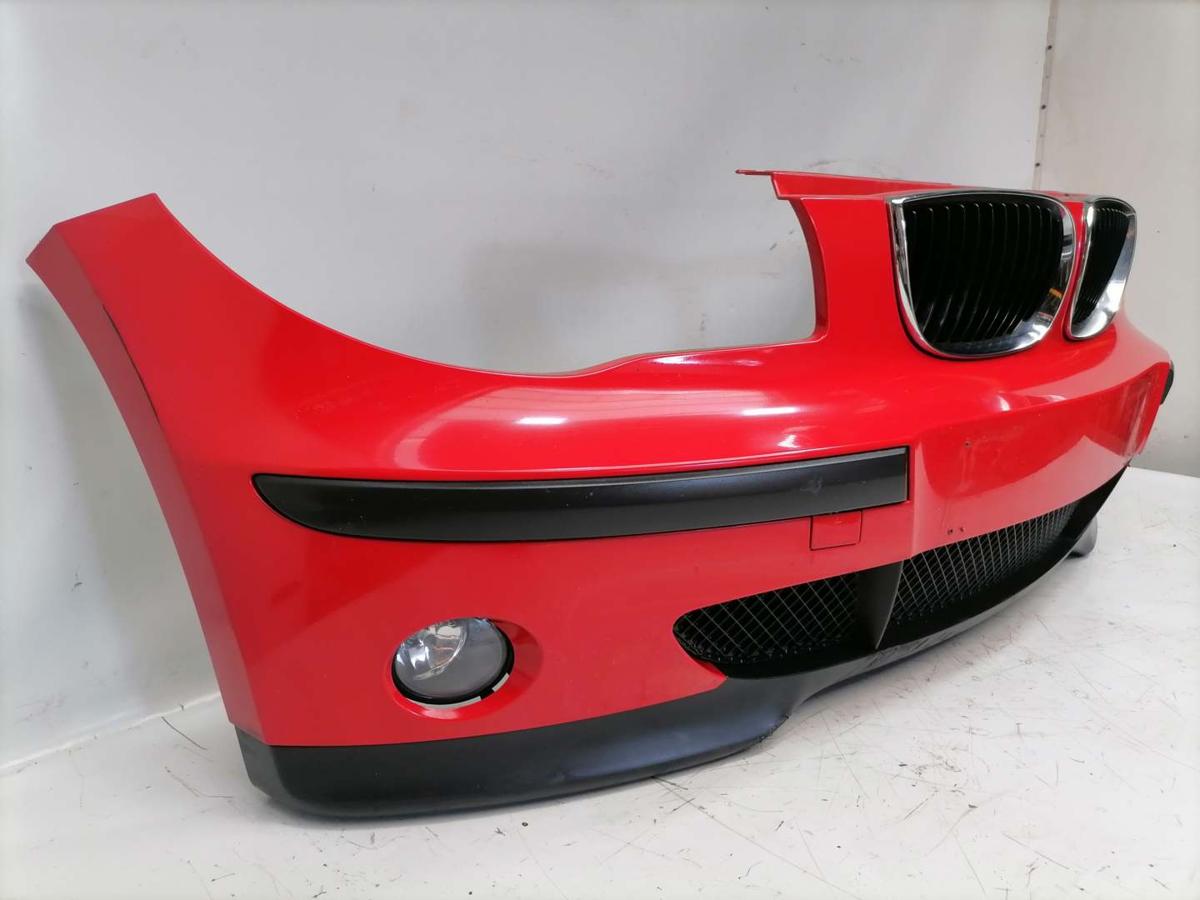 BMW 1er E87 original Stoßstange Stossfänger vorn Japanrot Bj.2006